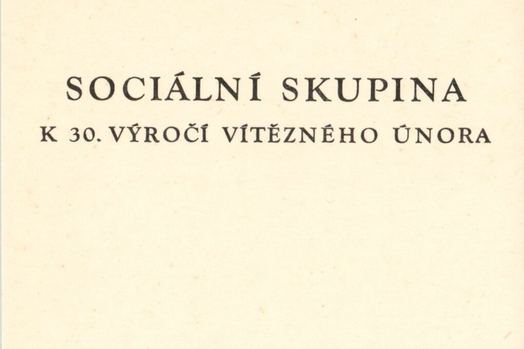 Sociální skupina (ke 30. výročí Vítězného února)
